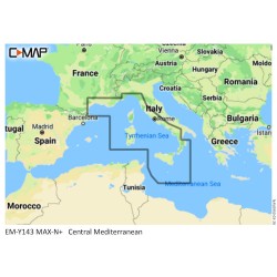 C-MAP MAX-N+ Tirreno/Mediterraneo